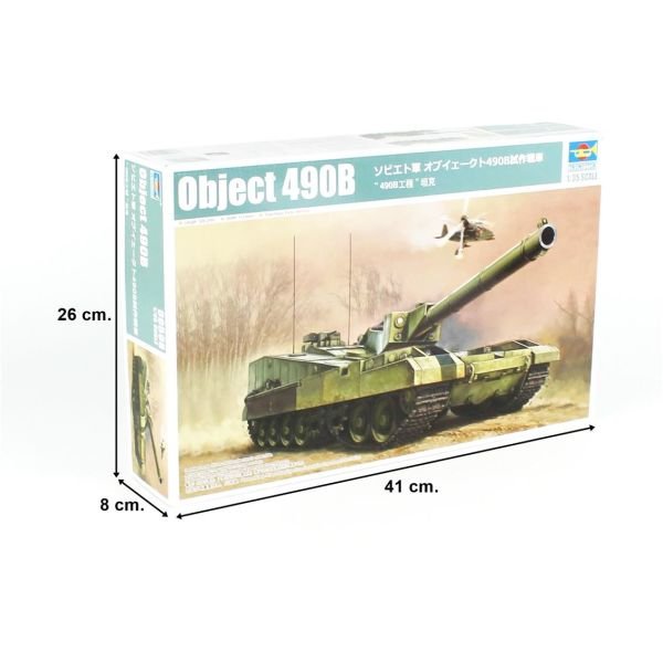 Trumpeter 09598 1/35 Ölçek, Object 490B Ana Muharebe Tankı, Plastik Model Kiti