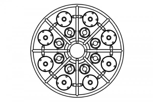 Amortisör Mili Burcu/Piston Seti 2x2-3-4-5 Hole