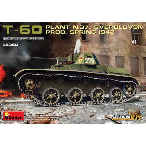 MiniArt T-60 (Plant No.37) Prod. Spring 1942 Interior Kit