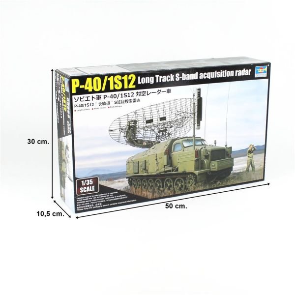 Trumpeter 09569 1/35 Ölçek, P-40/1S12 Uzun raylı, S-band Kazanç Radarı, Plastik Model Kiti