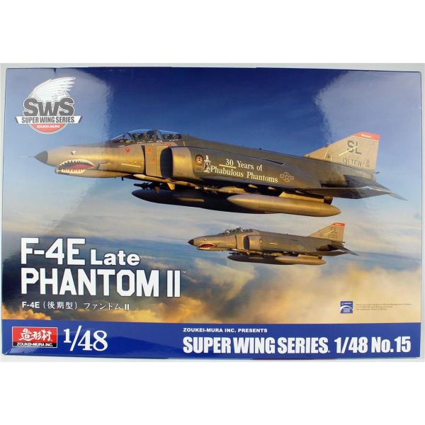 SWS 48-15 1/48 Ölçek, F-4E Late Phantom II Savaş Uçağı, Plastik Model kiti