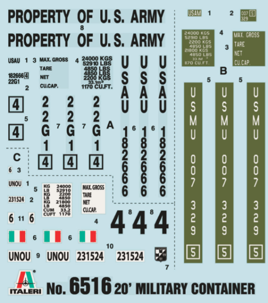 20' MILITARY CONTAINER