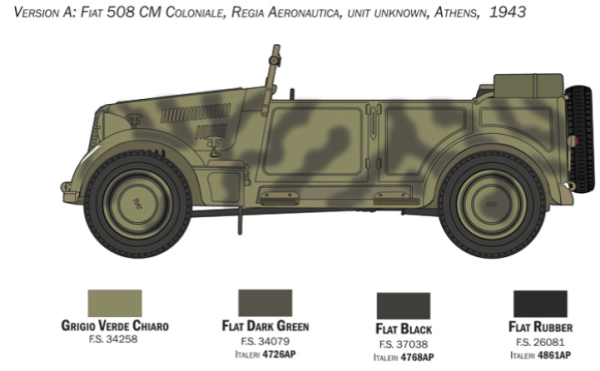 FIAT 508CM WITH CREW