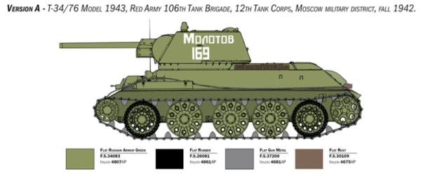 T-34/76 MODEL 1943