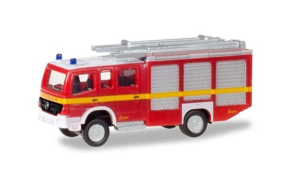 Herpa 66747 1/87 Ölçek, MB Atego HLF 20 İtfaiye, Sergilemeye Hazır Model Araç