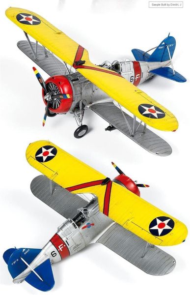 Academy 12326 1/48 Ölçek, USN F3F-2 VF-6 (Fighting Six) Savaş Uçağı, Plastik Model kiti