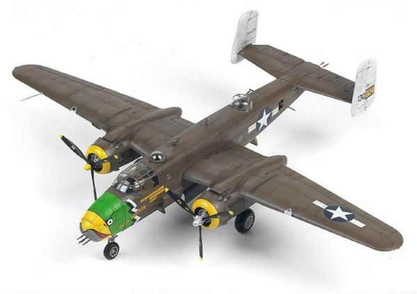 Academy 12328 1/48 Ölçek, USAAF B-25D (Pacific Theatre) Savaş Uçağı, Plastik Model kiti