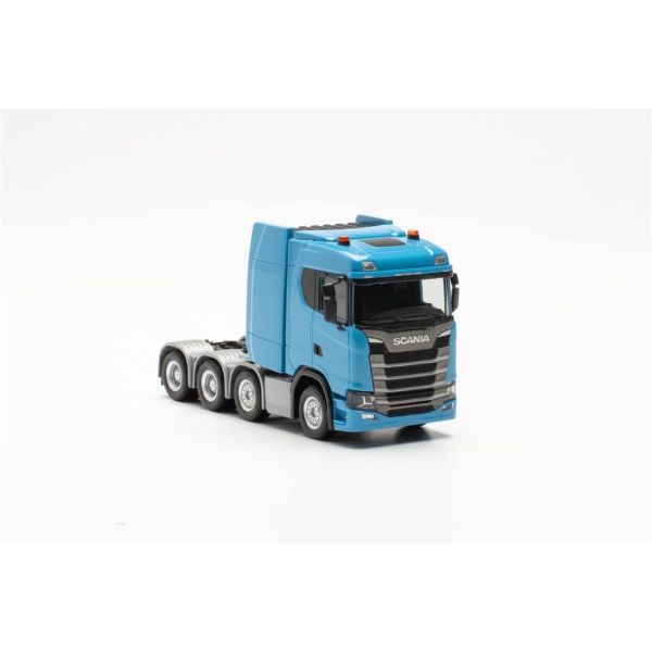 Herpa 315753-002 1/87 Ölçek, Scania CS 20 ND, Ağır Hizmet Çekici, Açık Mavi, Sergilemeye Hazır Model Araç