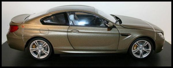 Paragon 97053 1/18 Ölçek, BMW F13M M6 Coupe Frozen Bronze Sergilemeye Hazır Metal Araba Modeli