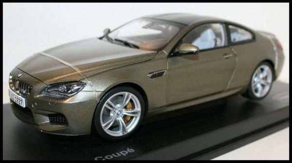 Paragon 97053 1/18 Ölçek, BMW F13M M6 Coupe Frozen Bronze Sergilemeye Hazır Metal Araba Modeli