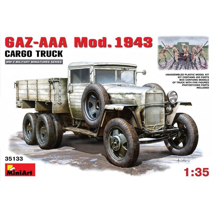 MiniArt GAZ-AAA Mod. 1943 Kargo Kamyonu