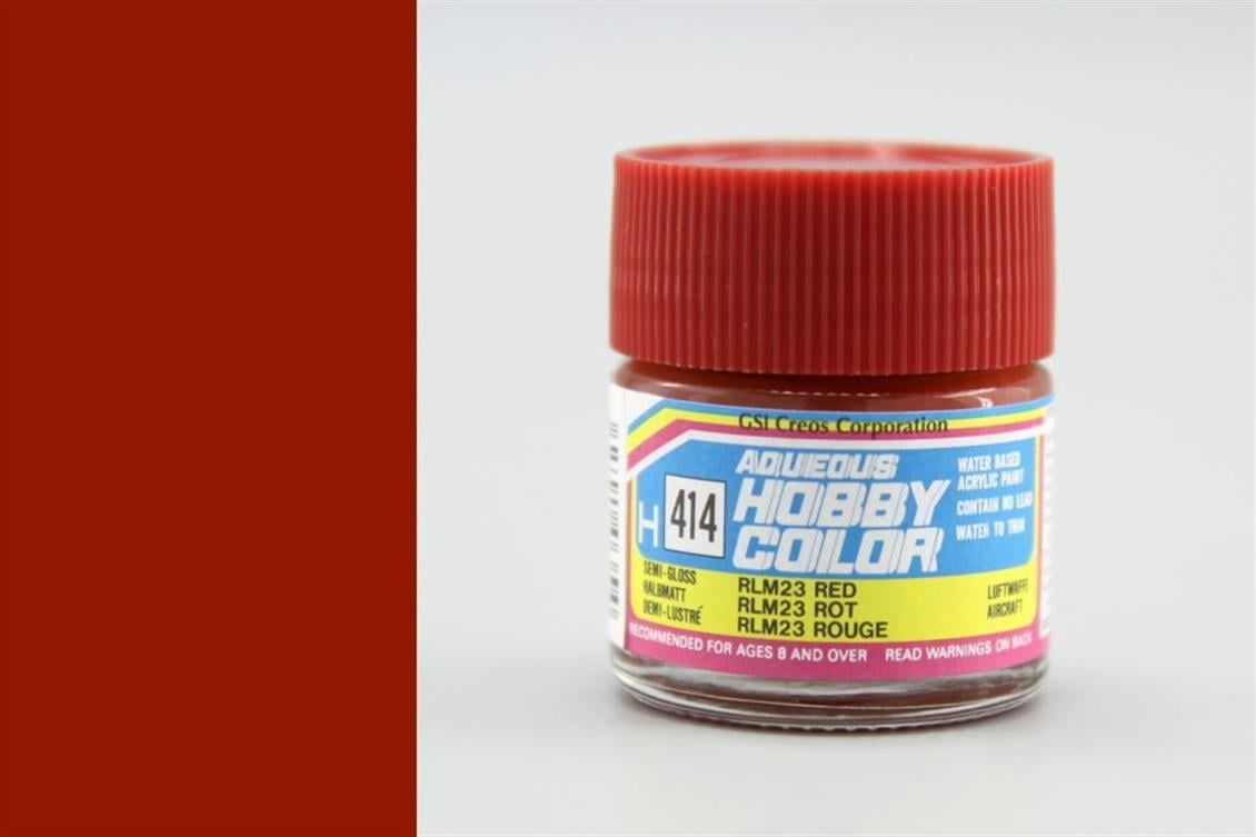 Mr.Hobby H-414 10 ml. RLM23 Red, Aqueous Serisi Model Boyası