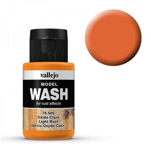 Vallejo 76505 35 ml. Light Rust, Wash Serisi Model Boyası