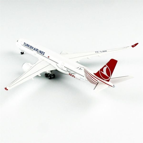 Herpa 537230 1/500 Ölçek, THY Airbus A350-900 (400th Aircraft)- TC-LGH (Tek Yürek), Sergilemeye Hazır Model Araç