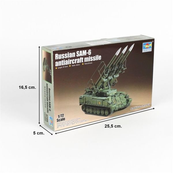 Trumpeter 07109 1/72 Ölçek, Rus SAM-6 Uçaksavar Füzesi, Plastik Model Kiti