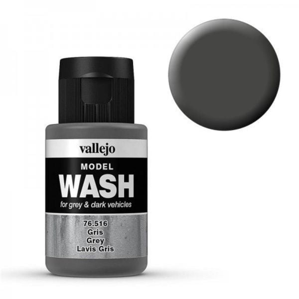 Vallejo 76516 35 ml. Grey, Wash Serisi Model Boyası