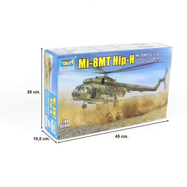 Trumpeter 05815 1/48 Ölçek, Mi-8MT  Hip-H Helikopter, Plastik Model Kiti