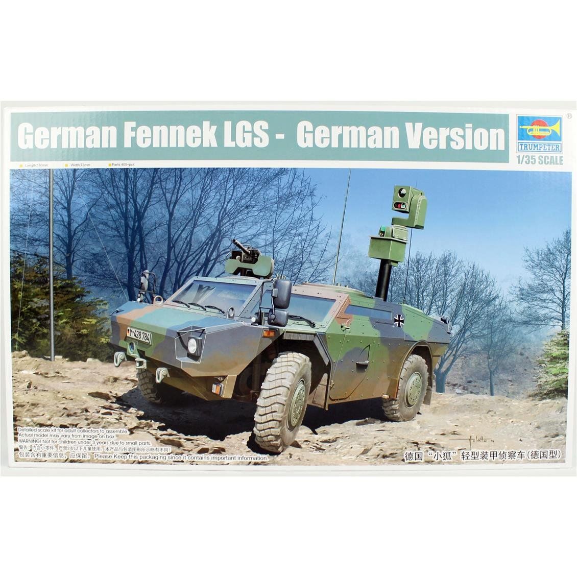 Trumpeter 05534 1/35 Ölçek, Alman Fennek LGS Keşif Aracı, Plastik Model Kiti