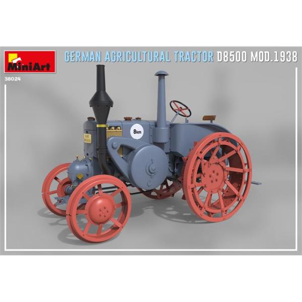 MiniArt Alman Tarım Traktörü D8500 Mod. 1938