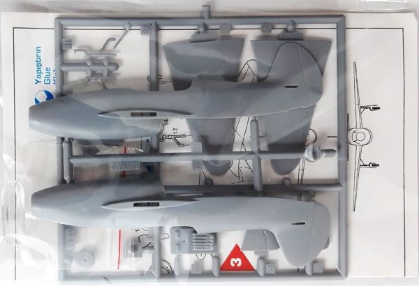 PM Model 102 1/72 Ölçek, YAK-15 Avcı Uçağı, Plastik Model kiti