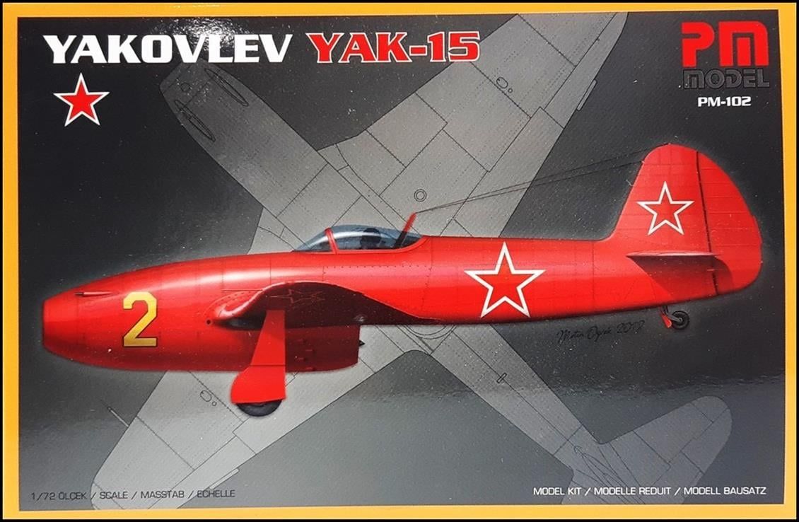 PM Model 102 1/72 Ölçek, YAK-15 Avcı Uçağı, Plastik Model kiti