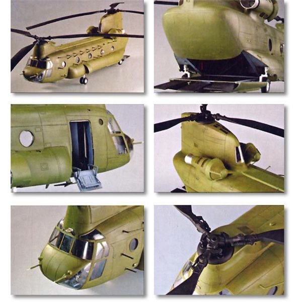 Trumpeter 05105 1/35 Ölçek, CH-47D (CHINOOK) Helicopter, Plastik Model Kiti