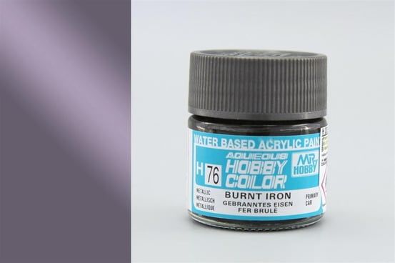 GUNZE H076 10 ML. BURNT IRON, AQUEOUS SERİSİ MAKET BOYASI