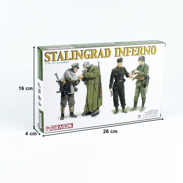 Dragon 6343 1/35 Ölçek,  Stalingadr Cehennemi Asker Figürleri Plastik Model Kiti