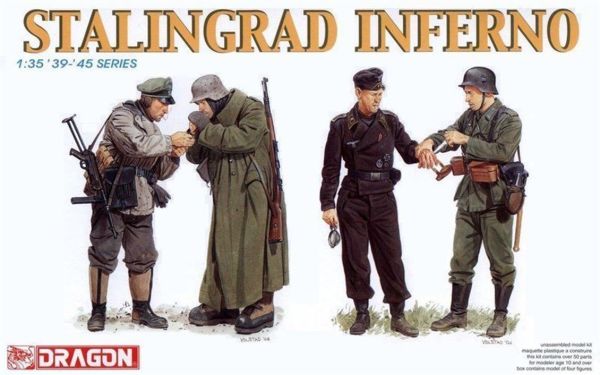 Dragon 6343 1/35 Ölçek,  Stalingadr Cehennemi Asker Figürleri Plastik Model Kiti