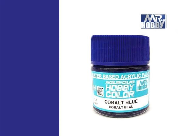 Mr.Hobby H-465 10 ml. Cobalt Blue, Aqueous Serisi Model Boyası