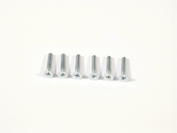 FLAT HEAD SCREW M3x18mm (6pcs)