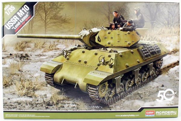 Academy 13521 1/35 Ölçek, USSR M10 (Lend-Lease) Tankı, Plastik Model kiti