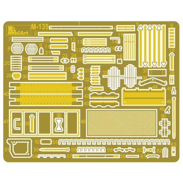 MiniArt T-34/85 Mısır Interior Kit