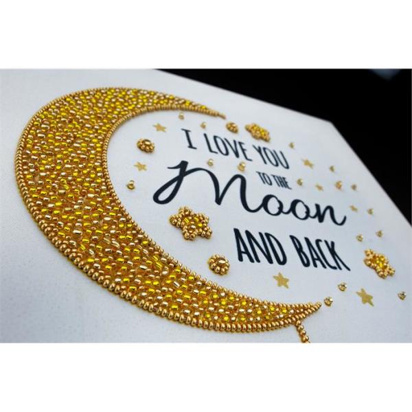 MiniArt Love You to the Moon and Back Boncuk Nakış Seti