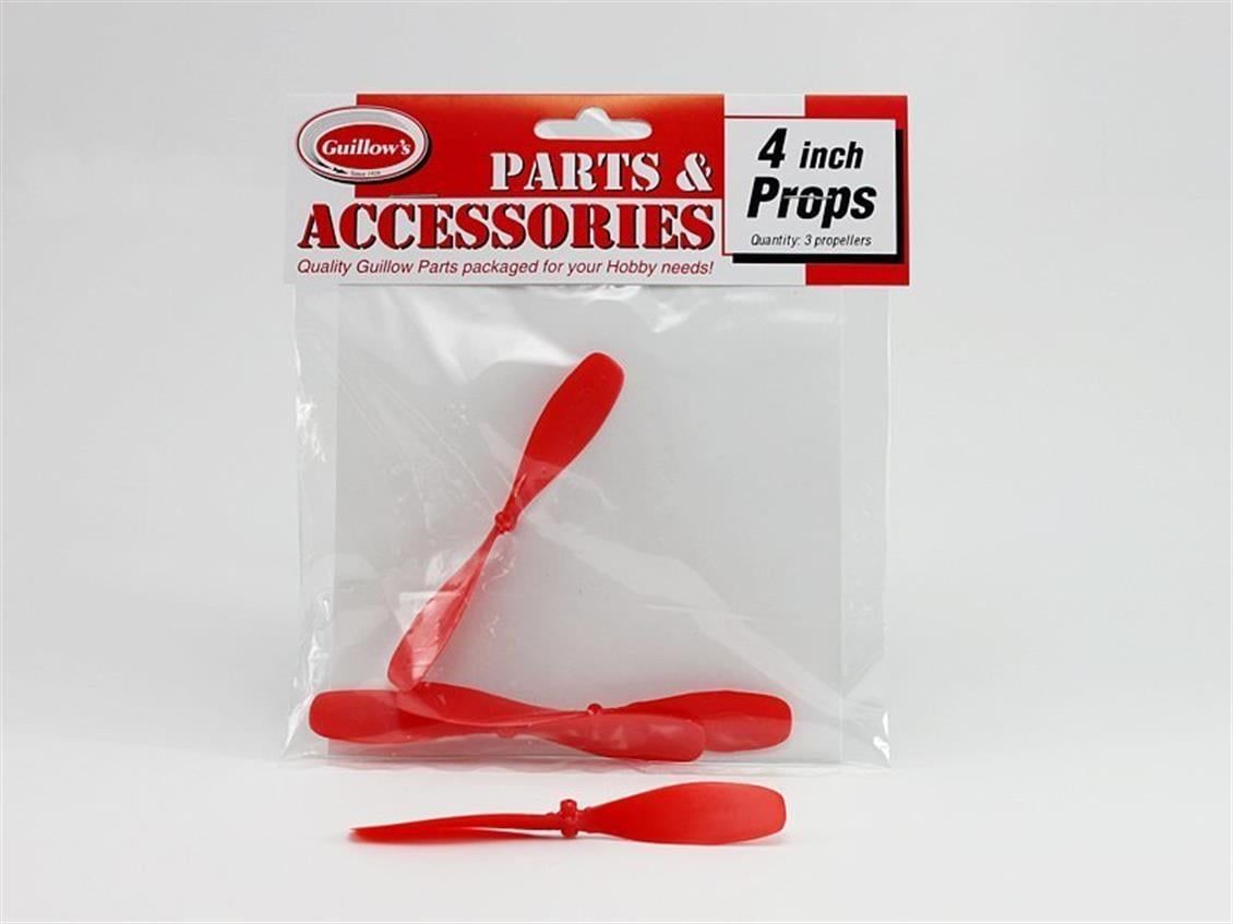 Guillows 125 4 Plastic Propellers- 3 Adet