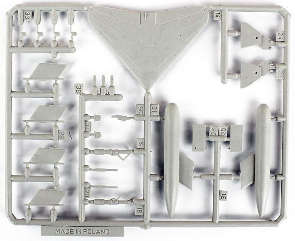 Mistercraft D043 1/72 Ölçek, Gloster Javelin FAW Mk.8 Savaş Uçağı, Plastik Model kiti