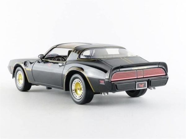 Greenlight 12944 1/18 Ölçek, Pontiac Firebird (Smokey&The Bandit), Siyah-Altın, Sergilemeye Hazır Metal Araba Modeli