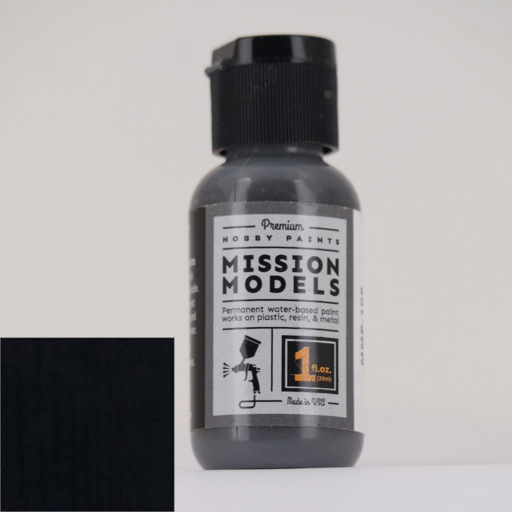 Mission Models MMP-105 Worn Black Grey Tires / Camo Maket Boyası 30ml