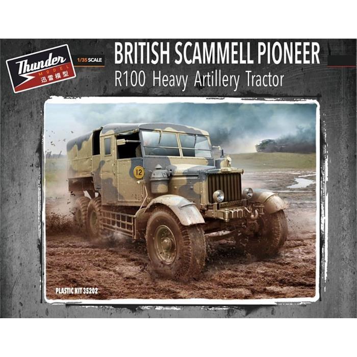 Thunder Model 1/35 35202 British Scammell Pioneer R100 artillery tractor