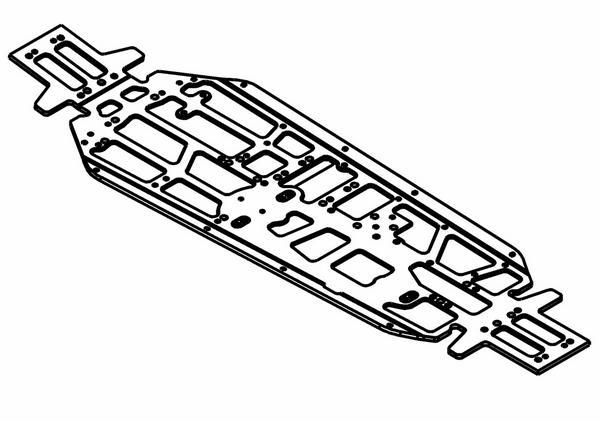 Hafifletilmiş 7075 Şasi Eloksallı