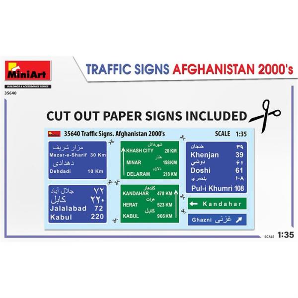 MiniArt Afganistan Trafik İşaretleri 2000ler