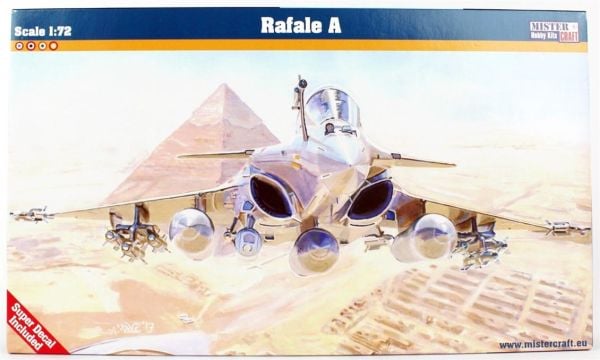 Mistercraft F076 1/72 Ölçek, Rafale A Savaş Uçağı, Plastik Model kiti