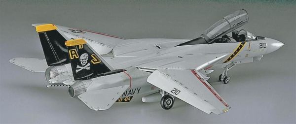 Hasegawa E3 533 1/72 Ölçek, F-14A Tomcat (High Visibility), Savaş Uçağı, Plastik Model kiti