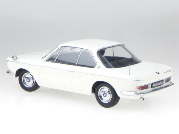 KKscale 180121 1/18 Ölçek, 1965 Bmw 2000 CS, Krem, Sergilemeye Hazır Metal Araba Modeli