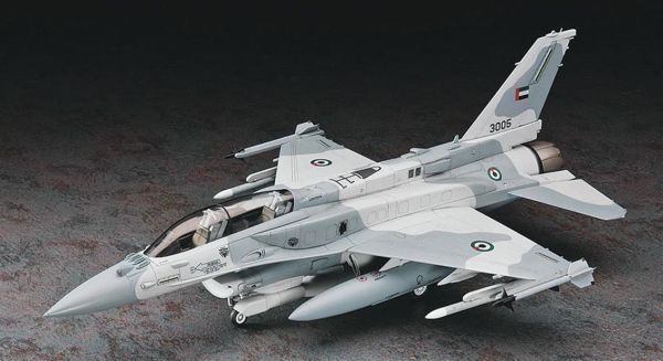 Hasegawa PT44 7244 1/48 Ölçek, F-16F (Block 60) Fighting Falcon, Savaş Uçağı, Plastik Model kiti