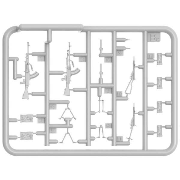 MiniArt Tank Mürettebatı ve Piyadeler için İngiliz Silah & Ekipmanı