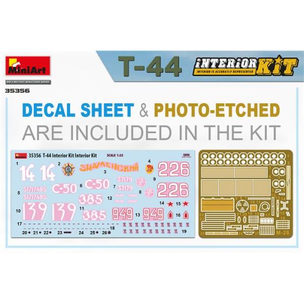 MiniArt T-44 Interior Kit