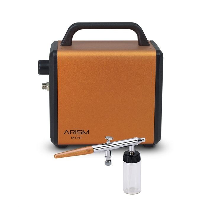 Sparmax Turuncu Arism Mini SP-540 Airbrush Seti