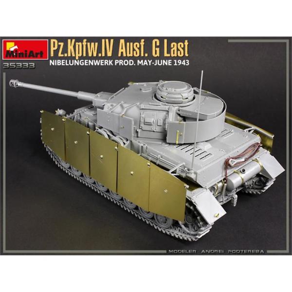 MiniArt Pz.Kpfw.IV Ausf. G-Last/H-Early Nibelungenwerk Prod. (Mayıs-Haziran 1943) 2in1 Interior Kit