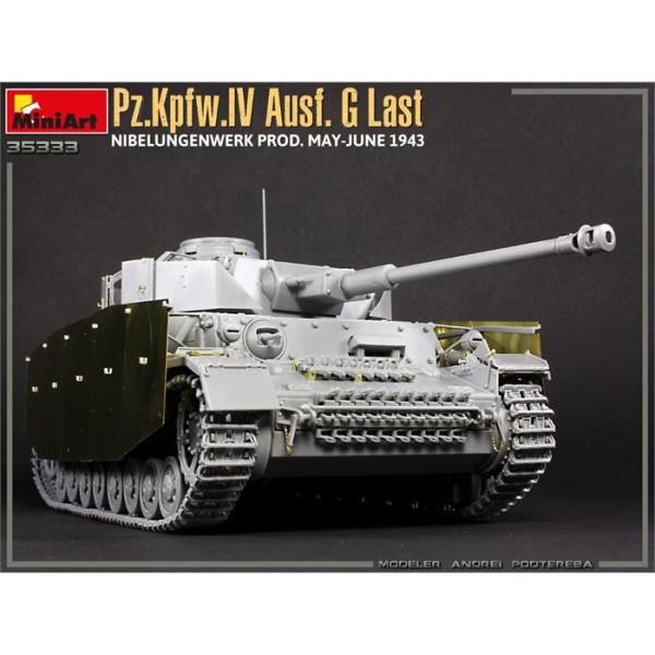 MiniArt Pz.Kpfw.IV Ausf. G-Last/H-Early Nibelungenwerk Prod. (Mayıs-Haziran 1943) 2in1 Interior Kit